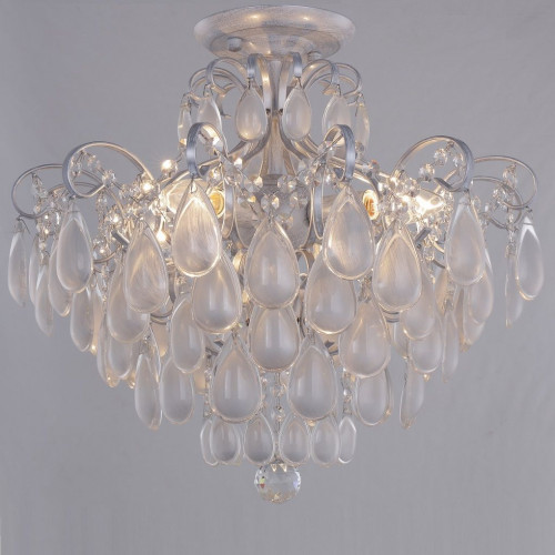 потолочная люстра crystal lux sevilia pl4 silver в Новороссийске