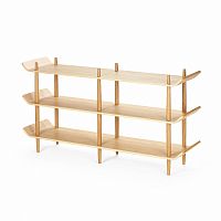 стеллаж bentwood двойной светло-коричневый в Новороссийске