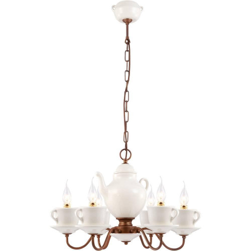 подвесная люстра arte lamp servizio a6483lm-6wh в Новороссийске