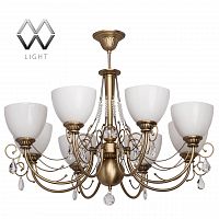 подвесная люстра mw-light фелиция 347016608 белая в Новороссийске