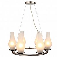 подвесная люстра arte lamp lombardy a6801sp-6br белая в Новороссийске