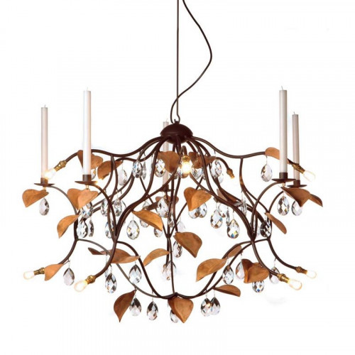 люстра jahreszeiten от delight collection прозрачная/бронзовая в Новороссийске