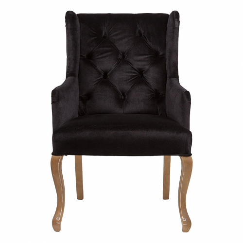 кресло с ушами черное ashby chair в Новороссийске