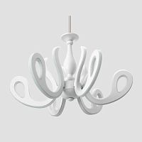 потолочная светодиодная люстра ambrella light orbital classic fk81/6 wh 292w d640 белая в Новороссийске