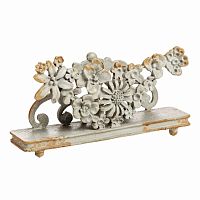 подставка для визиток pewter flower серая в Новороссийске