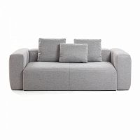 диван blok sofa 2 светло-серый от la forma (ex julia grup) в Новороссийске