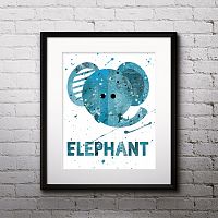 постер elephant а4 в Новороссийске