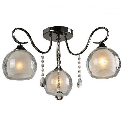 потолочная люстра idlamp merinella 877/3pf-darkchrome в Новороссийске