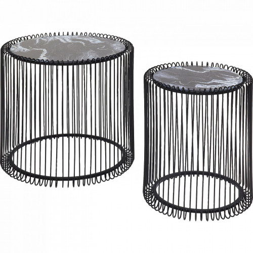 столик приставной wire черный 45x45x46 в Новороссийске