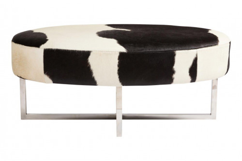 оттоманка cowhide черно-белая в Новороссийске