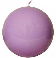 свеча-шар сиреневая, 8 см в Новороссийске