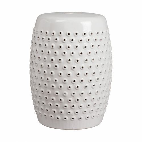 керамический столик-табурет cutwork garden stool белый в Новороссийске