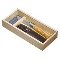 нож stainless steel с ручкой из оливы 8,5 см в Новороссийске