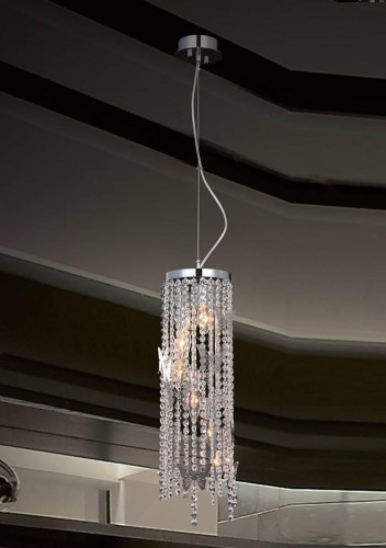подвесной светильник crystal lux bloom sp chrome в Новороссийске