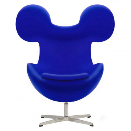 кресло egg mickey синее в Новороссийске