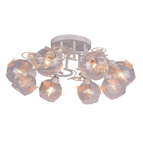 потолочная люстра arte lamp alessandra a5004pl-8wg в Новороссийске