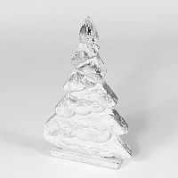 украшение новогоднее на подставке ель серебряная snow tree, 32х19х5 см в Новороссийске