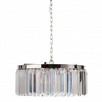 люстра rhys clear glass хром, прозрачная, чёрная в Новороссийске