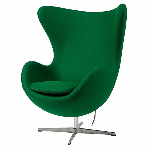 кресло egg chair кашемир зеленое в Новороссийске